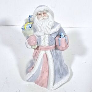 Dan Dee Santa Claus Ceramic Figurine Christmas Decor Pastel Victorian Kmart
